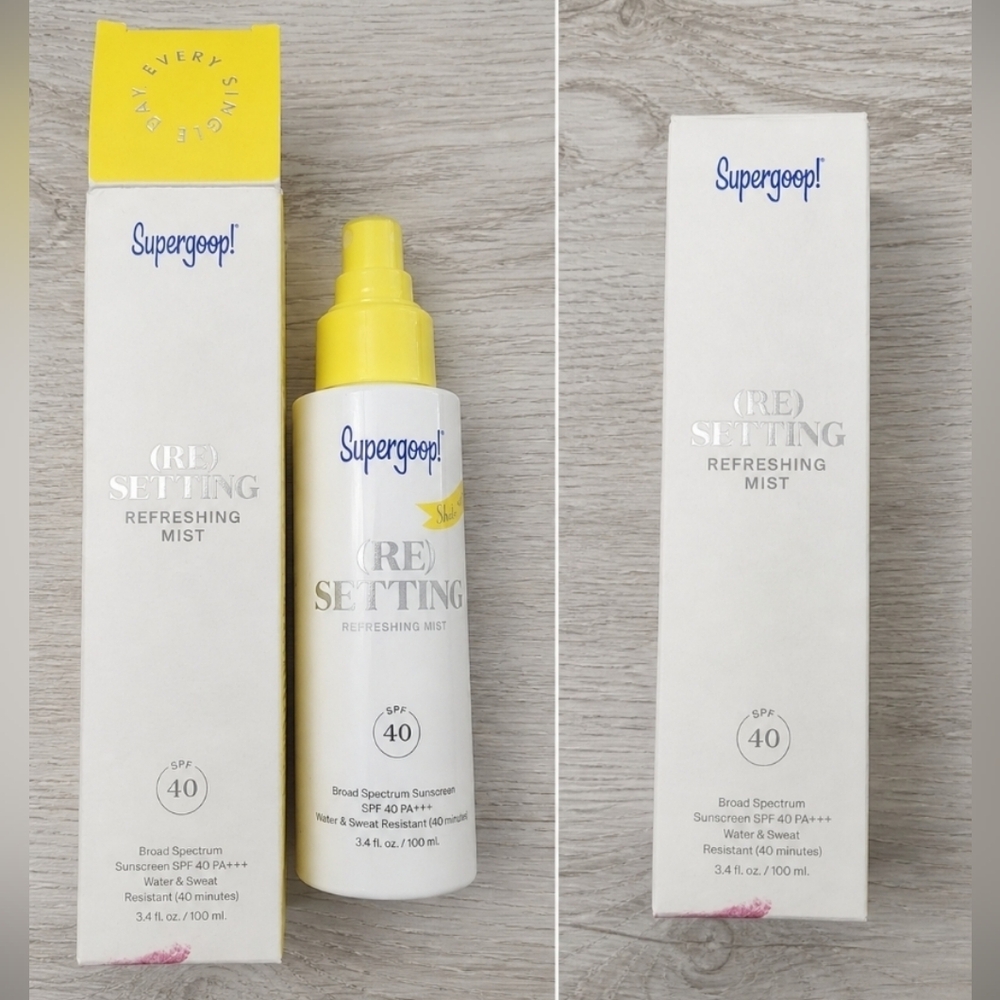 Supergoop! (Re)Setting Refreshing Mist SPF 40 Brand New